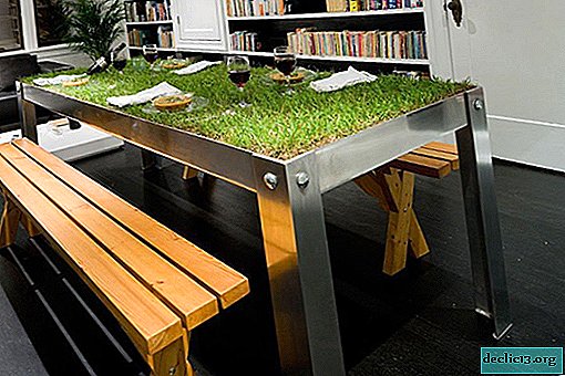 Unikalaus dizaino stalai, neįprastos medžiagos ir savybės