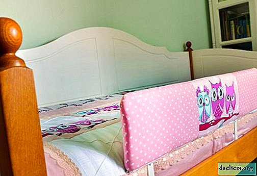 Opciones de lados para camas de caídas, los matices de elección e instalación.