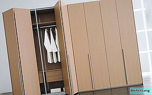 Opções para fachadas de móveis para armários, regras de seleção