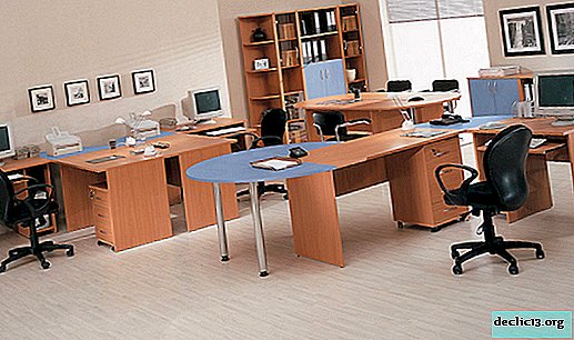 Opciones de mobiliario de oficina, descripción del modelo