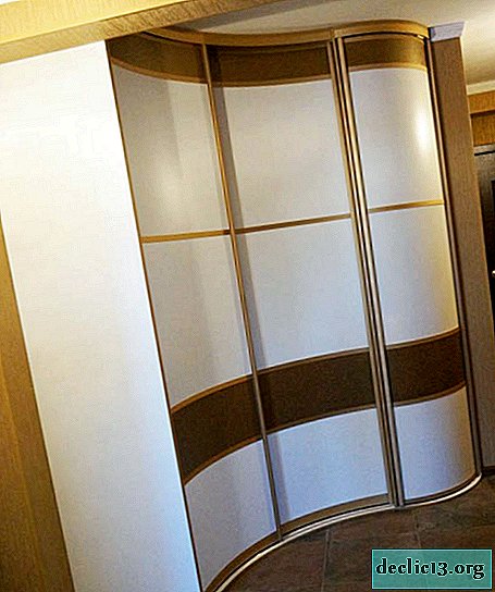 Variants of radiused cabinets for the hallway, and selection criteria