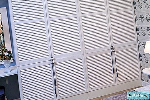 Opções para armários com portas de persianas, dicas de seleção