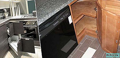 Options for corner cabinets for washing in the kitchen, how to choose