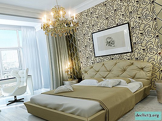 Valg af møbler i en moderne stil i soveværelset, hvilke typer er det?