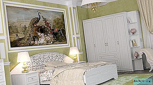 The choice of light furniture in the bedroom, which models are