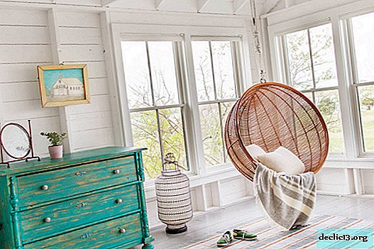 Hanging chair in the interior: 100 design ideas