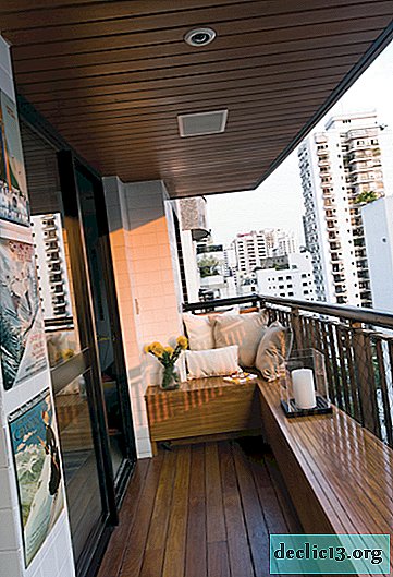 Acabado del balcón interior: 100 opciones elegantes para 2018