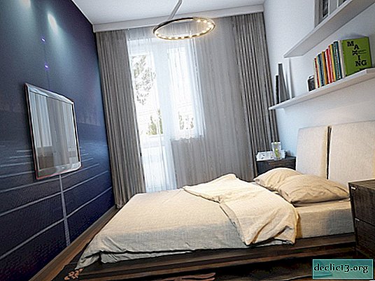 Dormitorio 13 sq. m: muchos proyectos de una habitación acogedora en la foto, matices de diseño