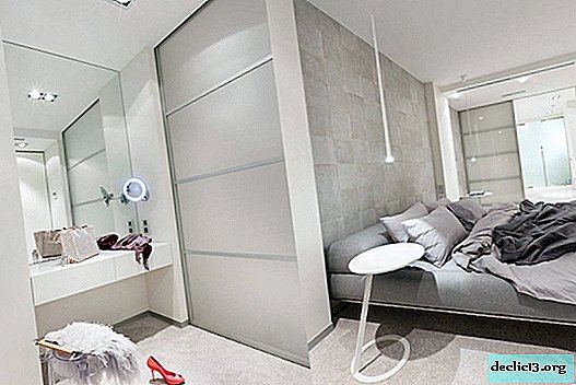 ベッドルーム17平方m-最高のデザインのアイデアと色の選択