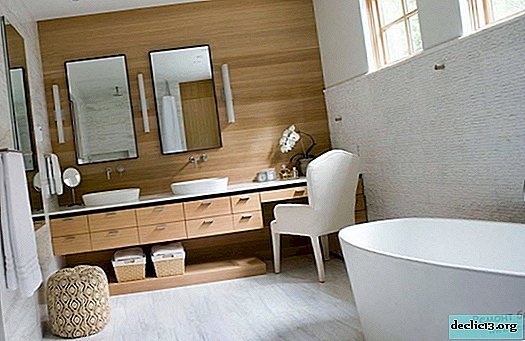 लकड़ी के बाथरूम के इंटीरियर डिजाइन के लिए 35 मूल विचार