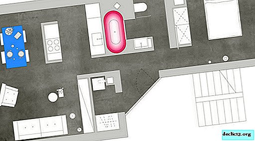 Design einer Wohnung in Deutschland mit einer Fläche von 44 Quadratmetern. m