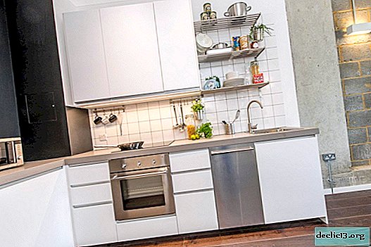 Küche mit einer Fläche von 9 Quadratmetern. m - aktuelles Design 2018