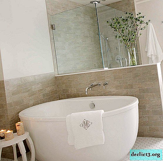 Acrylic bathtub - a highlight of the modern interior