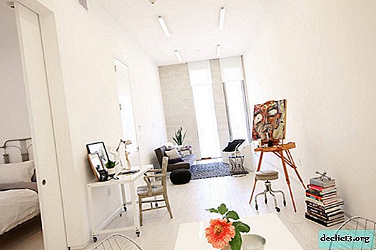 Snow-white apartment - a blank canvas for the artist