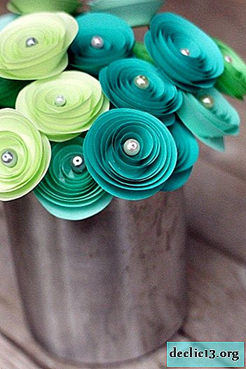 Flores de papel: talleres de bricolaje por turnos