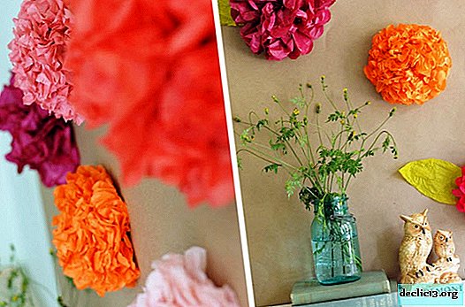 DIY decor: paper flowers - Ideas