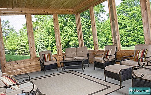 Lesena veranda (terasa): oblikovalske ideje