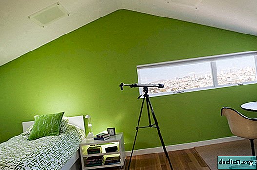 Children's room in green colors - a universal choice for the benefit of the child