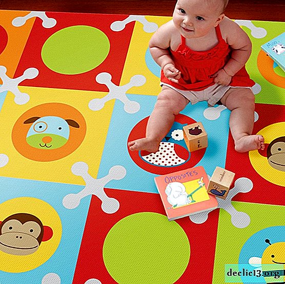 Dětské koberečky - hádanky: různé modely a nuance volby
