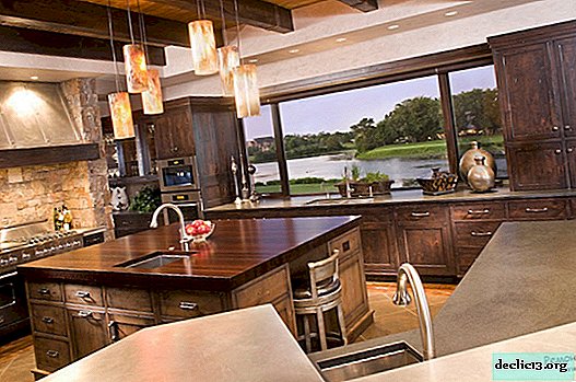 Kitchen design in the country
