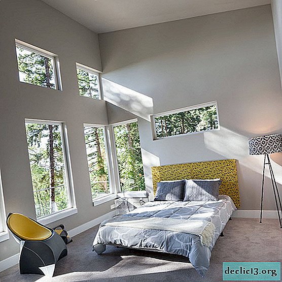 The design of the window in the bedroom is the key to comfort and peace