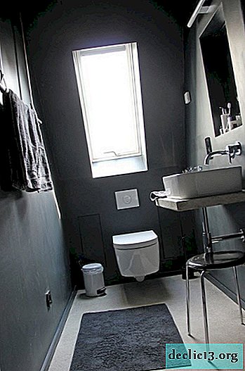 Design projects of bathrooms in the loft style
