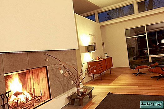 Design of modern fireplaces