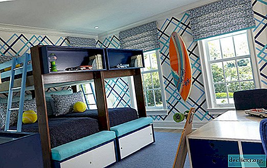 Bunk bed in the interior