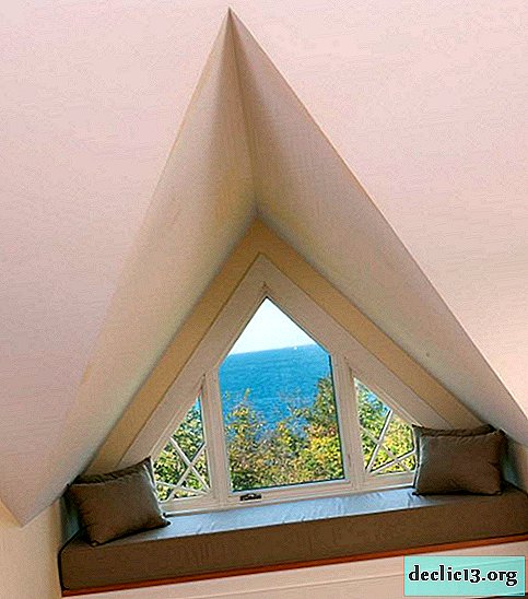 Effective and stylish arrangement of the attic floor or attic