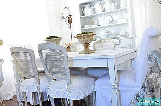 Glamorous interior romance in the style of shabby chic