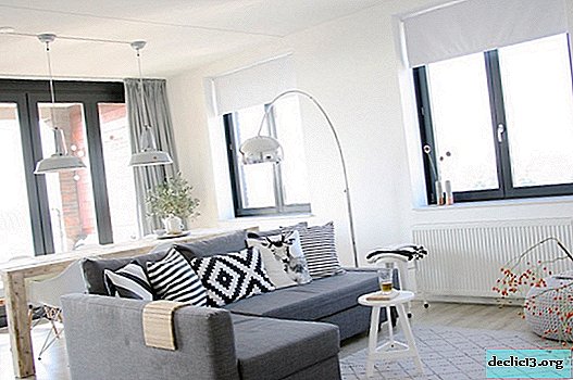Living room in Scandinavian traditions