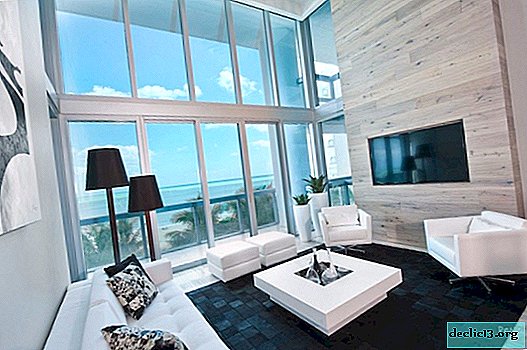 Interior e design de uma moderna sala de estar