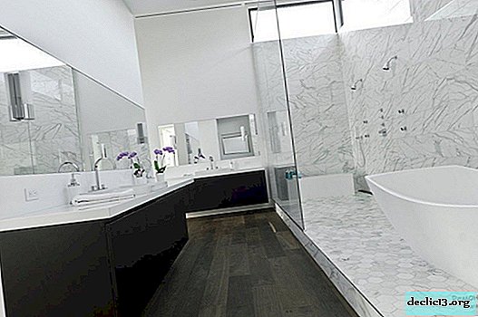 현대적인 욕실의 인테리어와 디자인