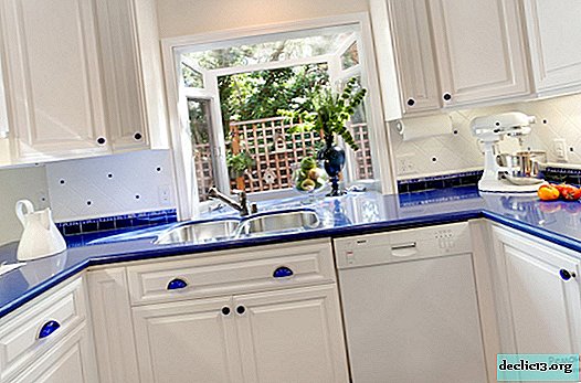 Interior dapur biru