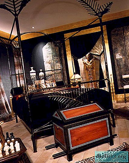Interior de estilo egipcio