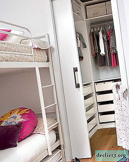 Kako opremiti garderobo v majhni spalnici?