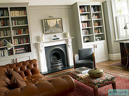 Bookcase or bookcase in a modern interior