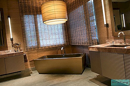 Rudas vonios kambarys - tikrų estetų pasirinkimas