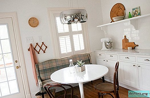 Vakre kjøkkenbord: originale ideer til interiøret på kjøkkenet