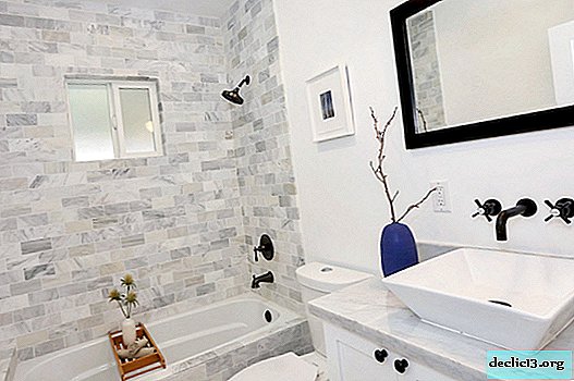 Hermoso diseño de azulejos en el baño.