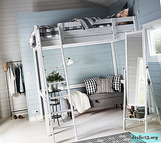 वयस्कों के लिए मचान बिस्तर: छोटे कमरों के लिए एक व्यावहारिक समाधान