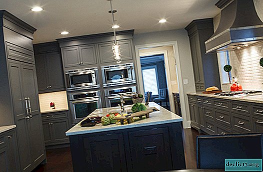 Pilkos spalvos virtuvė - aktualus ir praktiškas dizainas