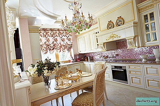 Küche im Empire-Stil: Elemente der Pracht und des Luxus von Palästen in der modernen Inneneinrichtung