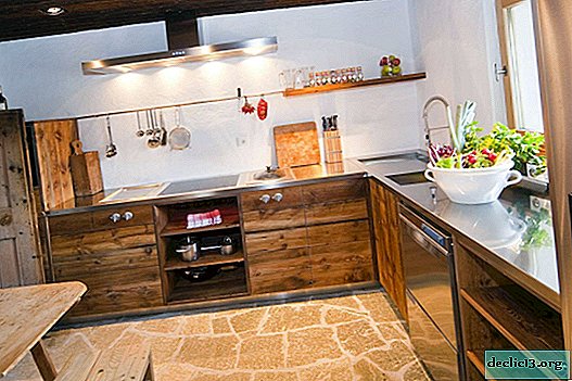 Chalet-style kitchen: a cozy interior in simplicity and environmental friendliness