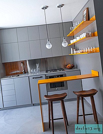 Small apartment - design in gray tones