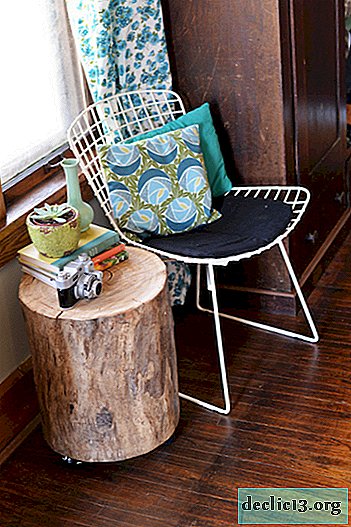 Small do-it-yourself hemp coffee table