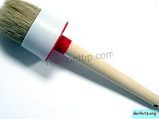 Paint brush: choice and difficulties in work - Materials