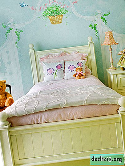 Furniture for the nursery - we equip the room for the girl