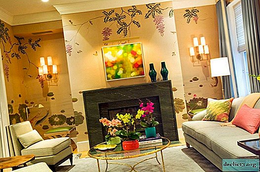 Papel de parede elegante para o interior de uma moderna sala de estar