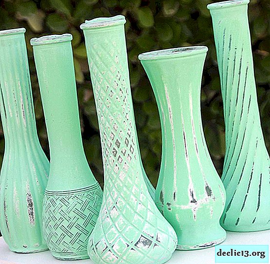 Vases de sol: beau décor de bricolage